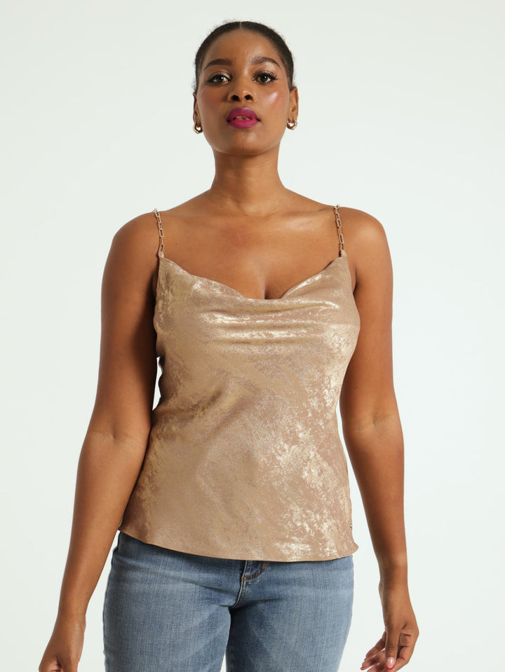 Daria Chain Top - Gold