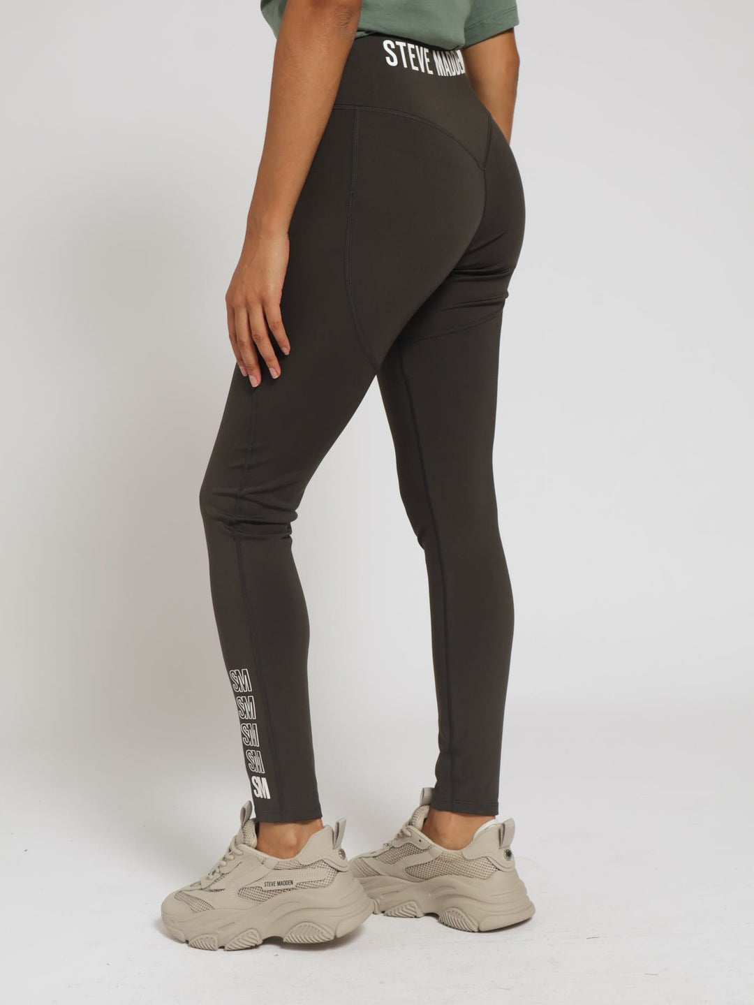 Hayley High Waisted Bodycon Legging - Charcoal