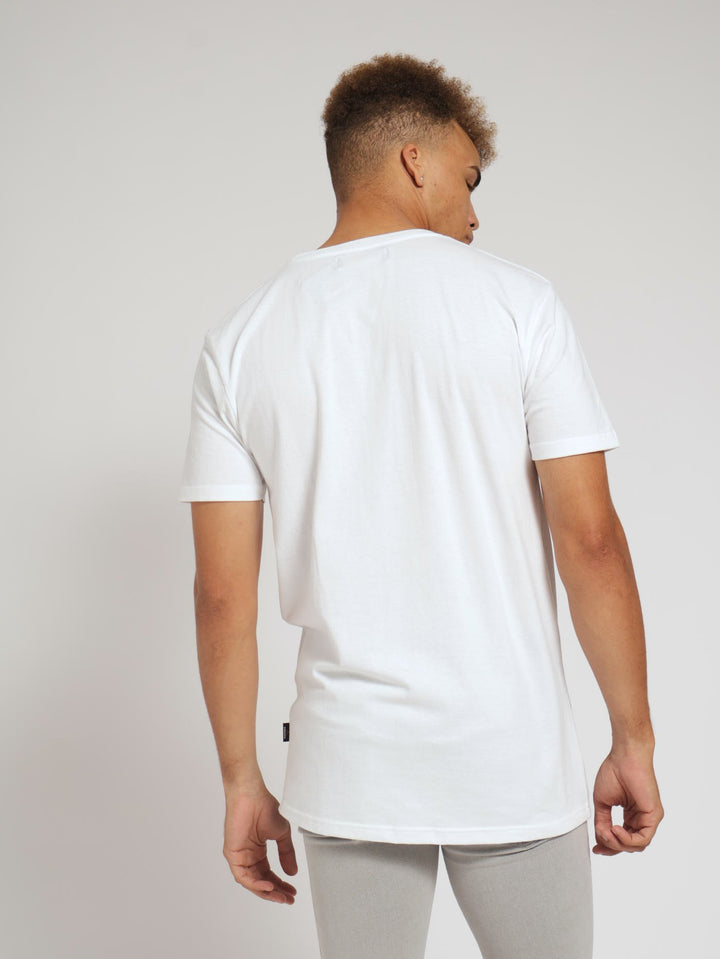 Lycra Slim Fit Tee - White