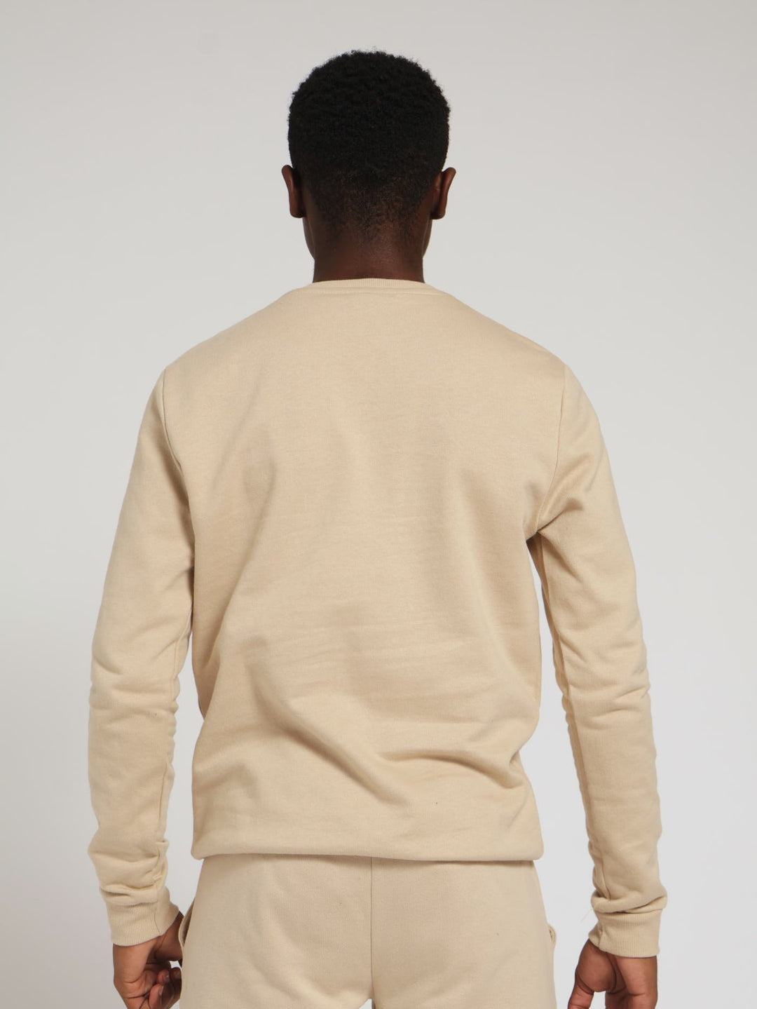 Boys Oxford Crew Neck Top - Tan