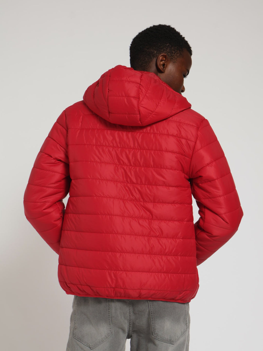 Boys Puffer Jacket - Red