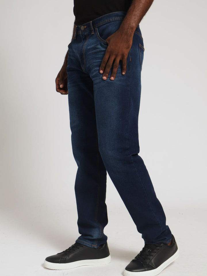 Slim Denim Jeans - Dark Wash Ink