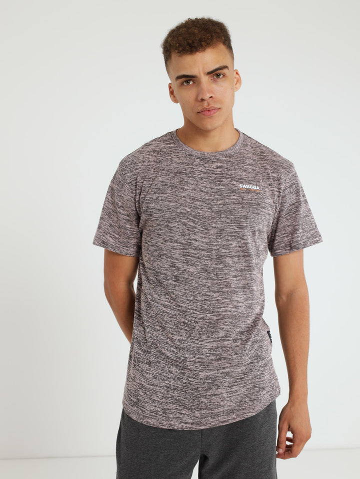 Basic Crew Logo Tee - Dusty Pink