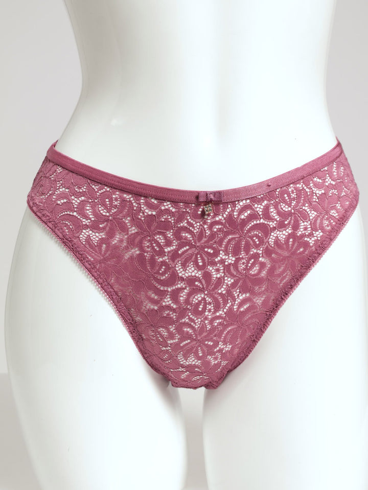 Full Lace Bikini Panty - Purple