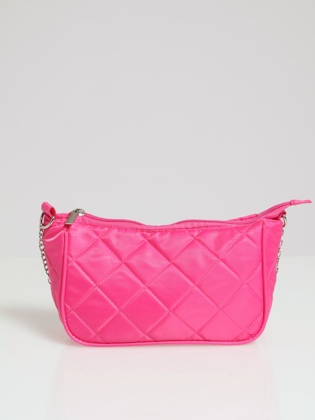 Girls Quilted Sling Bag - Pink