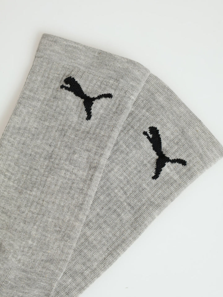 1 Pack Tennis Socks - Black/Grey