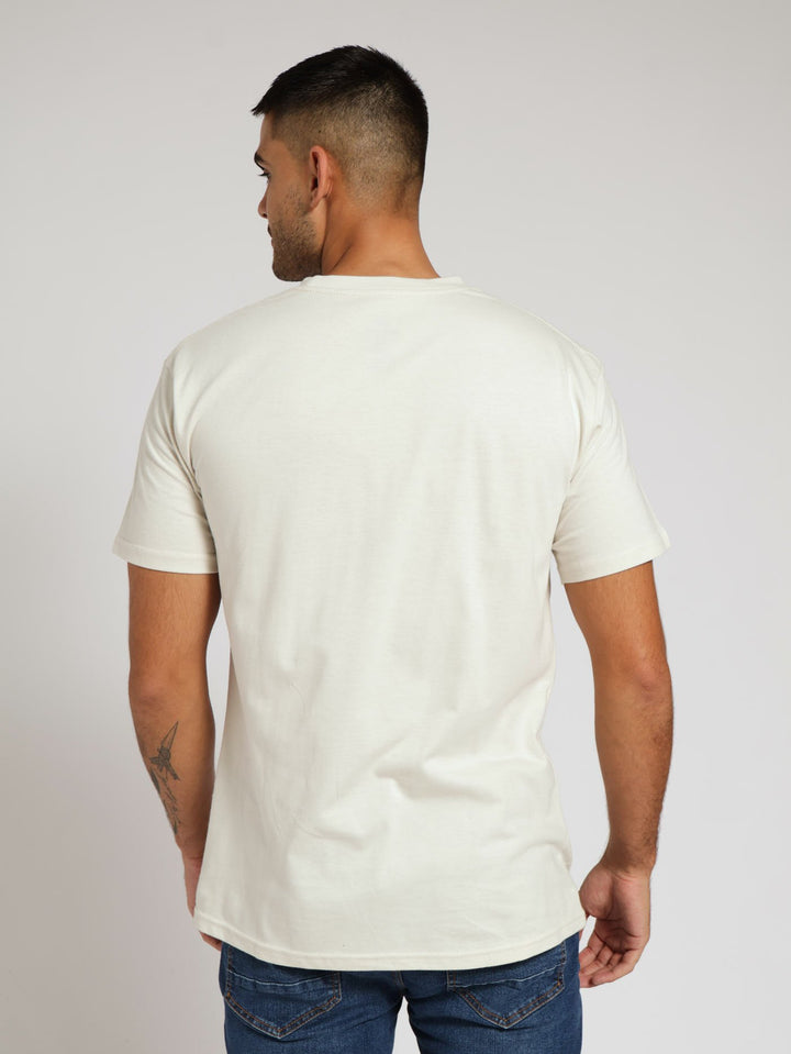 Chest Logo Tee - Sand