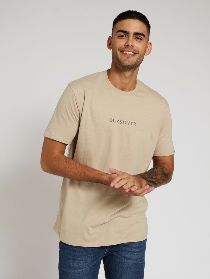 Wordmark Top - Taupe