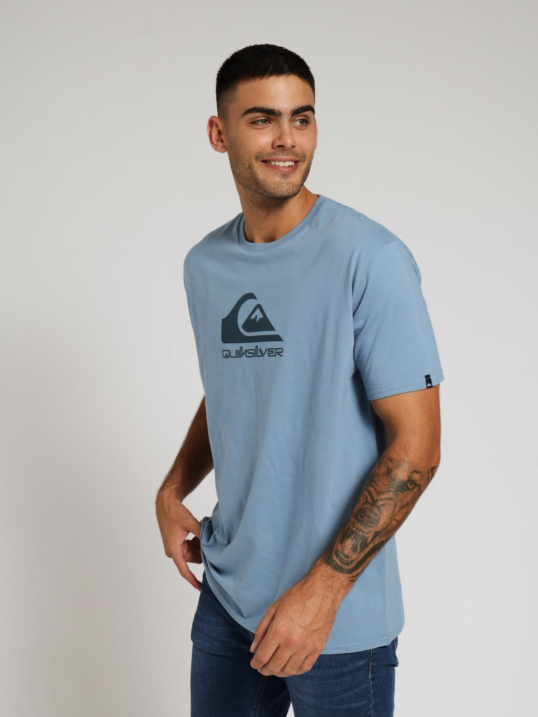 Corp Logo Top - Smokey Blue