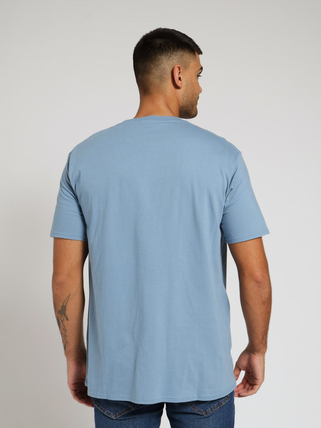 Corp Logo Top - Smokey Blue