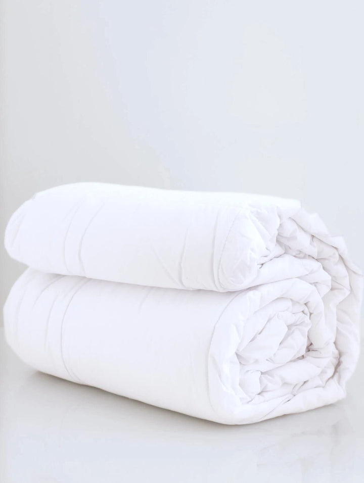 All-Season 100% Cotton Feather-Like Duvet Inner - White