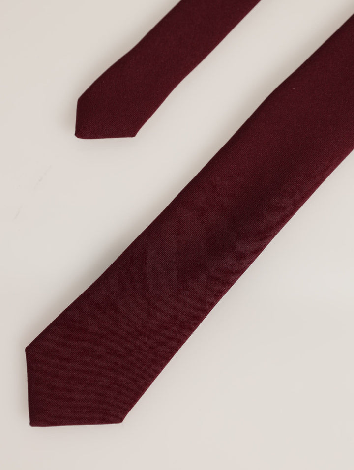 Ripple Tie - Burgundy