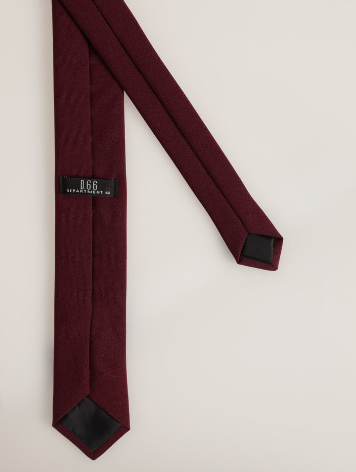 Ripple Tie - Burgundy