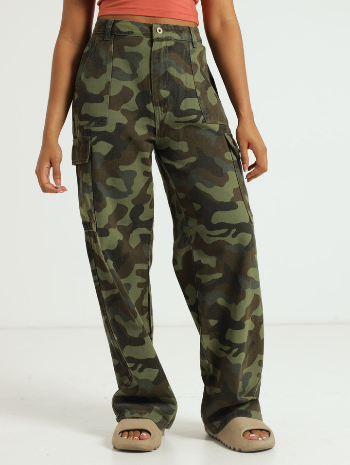 Camo Utility Pants - Fatigue