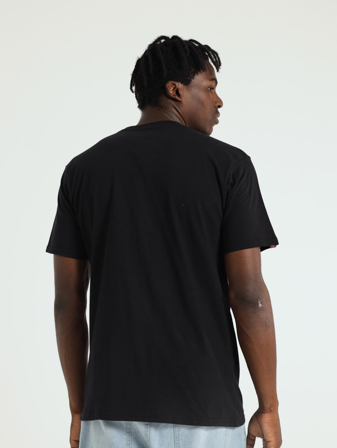 Chest Fading Print Tee - Black