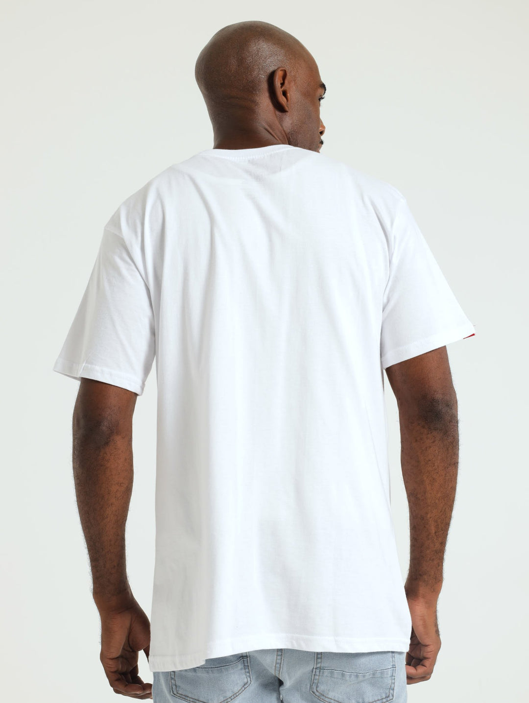 Chest Printed Tee - White