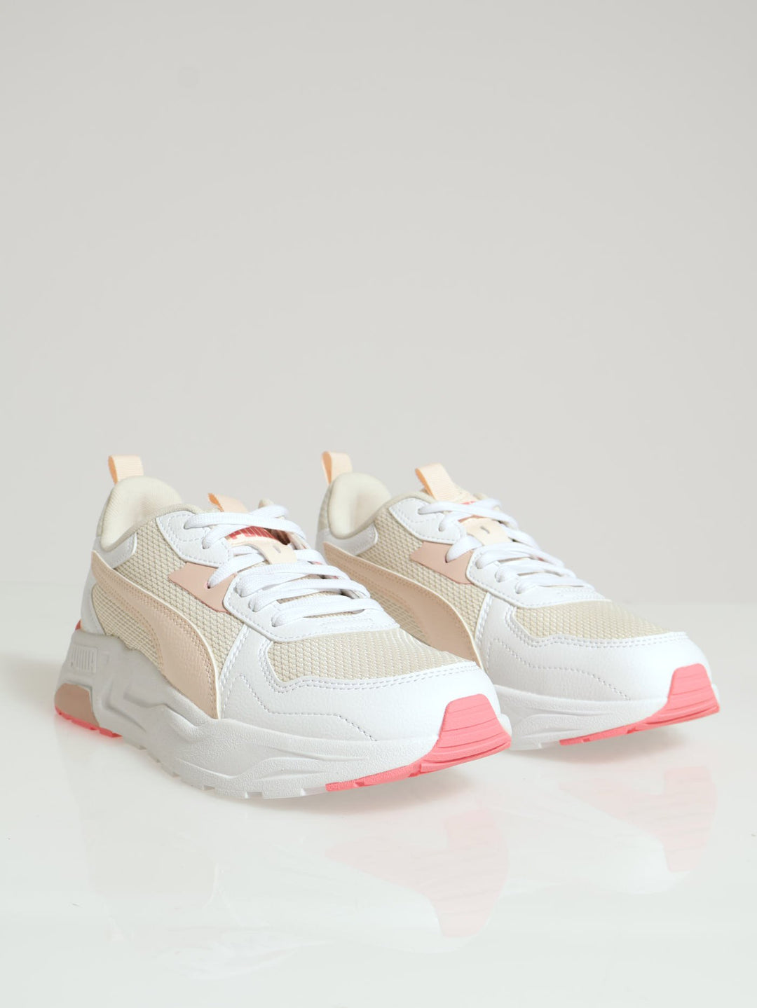 Trinity Lite Retro Sportie Sneaker - White/Beige