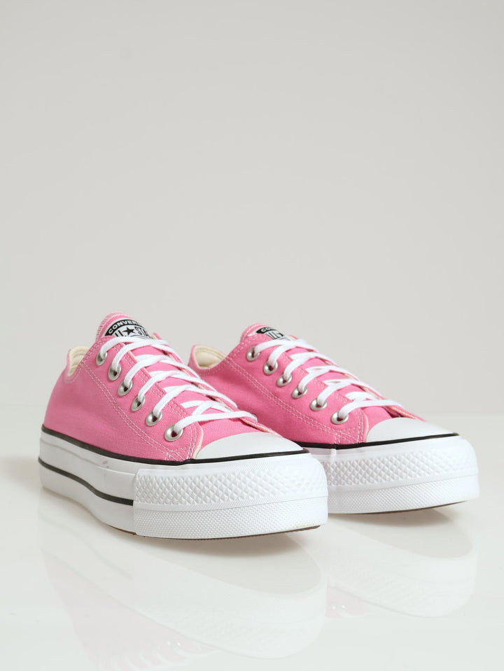 Chuck Taylor All Star Lift Platform Sneaker - White/Pink