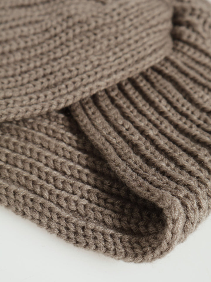 Knitted Turban - Grey