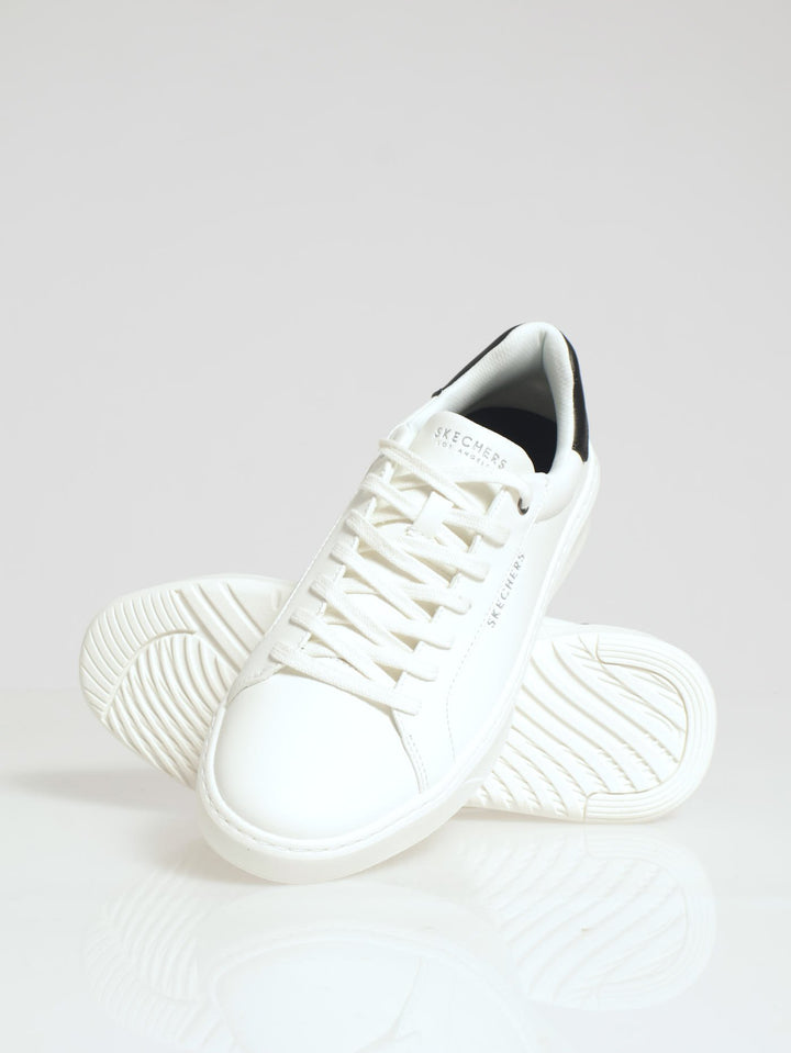 Court Break Basic Lace Up Sneaker - White