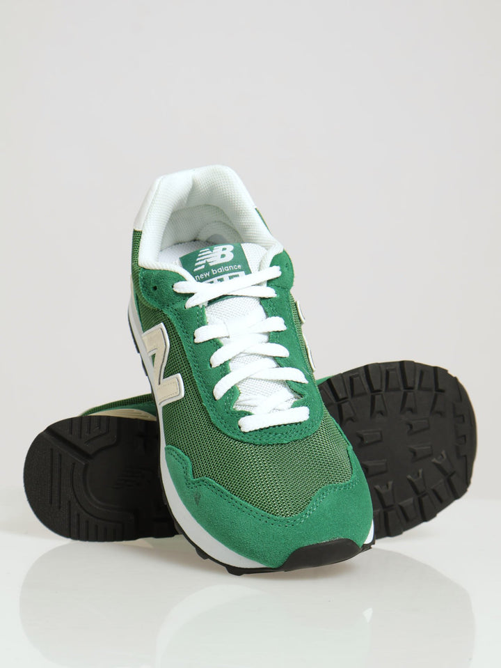 515 Panelled Cleted Sole Lace Up Sneaker - Forest Green