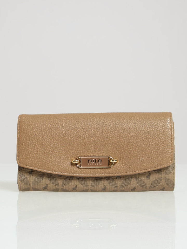 Sterling Clutch Purse - Biscuit