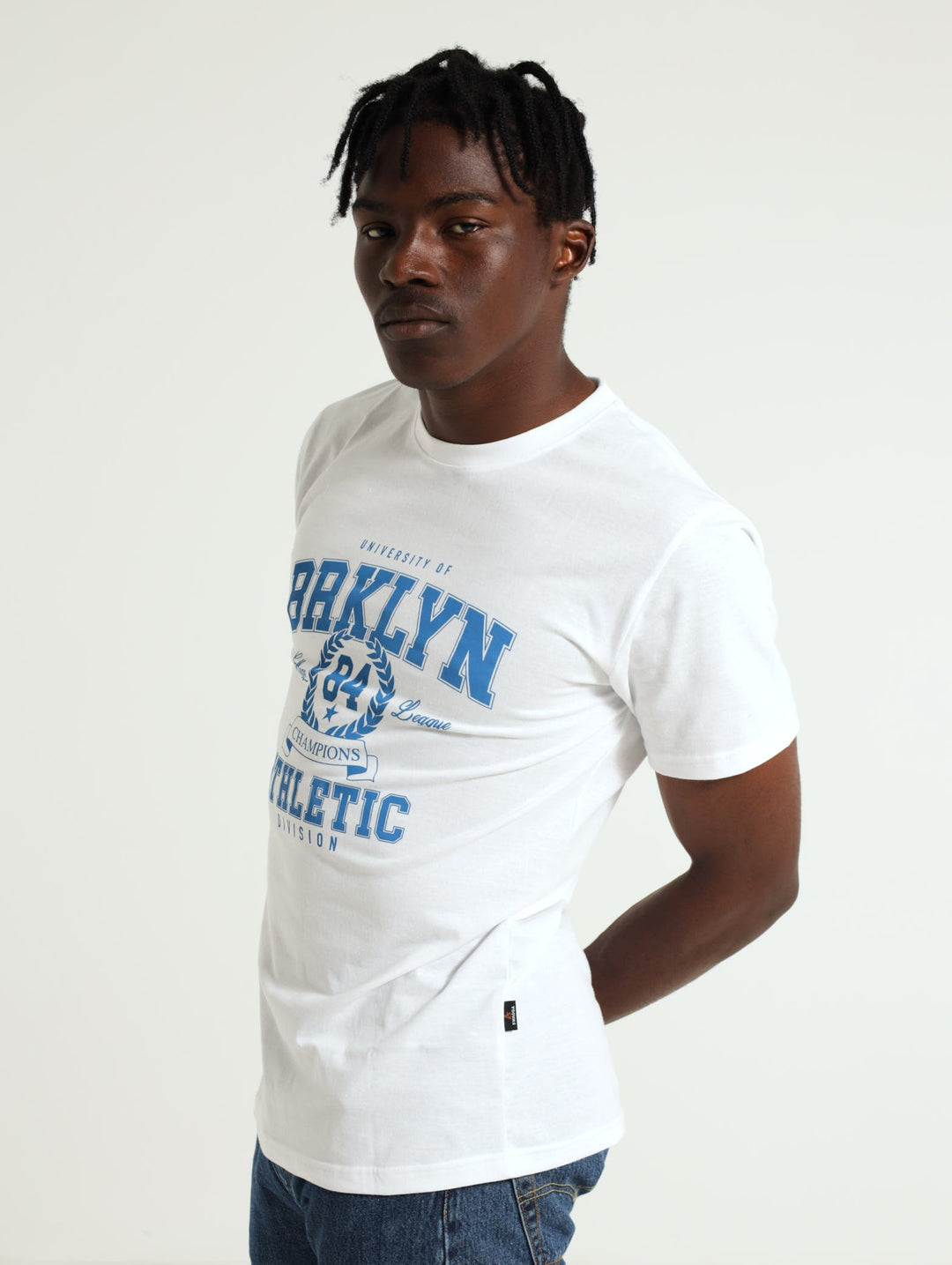 Basic Print Tee - White