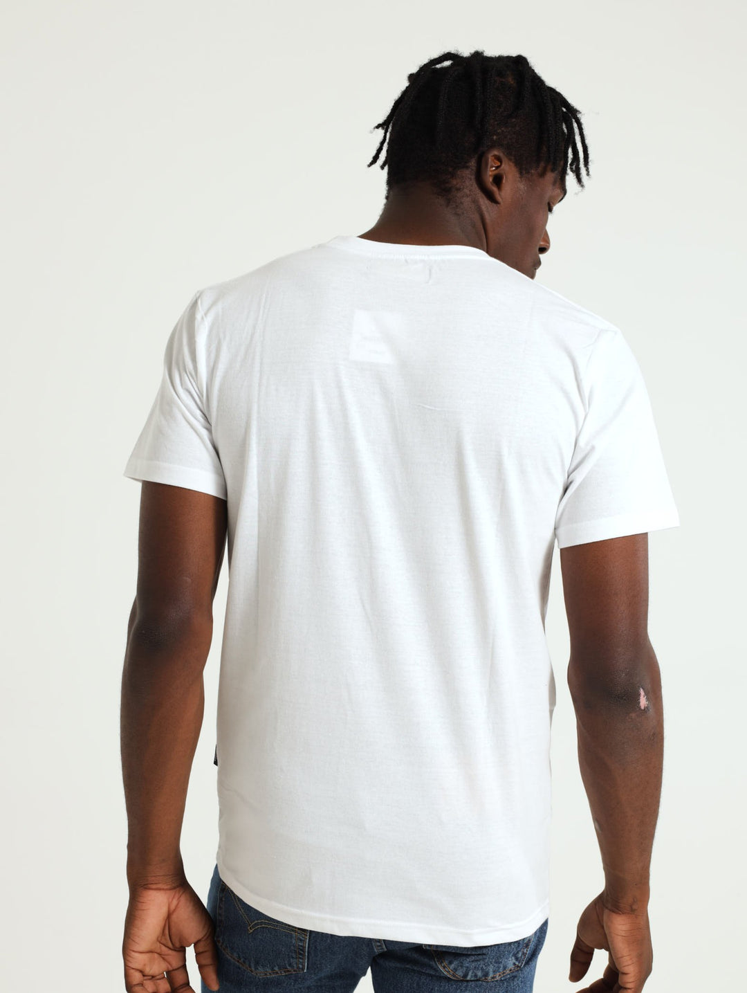 Basic Print Tee - White