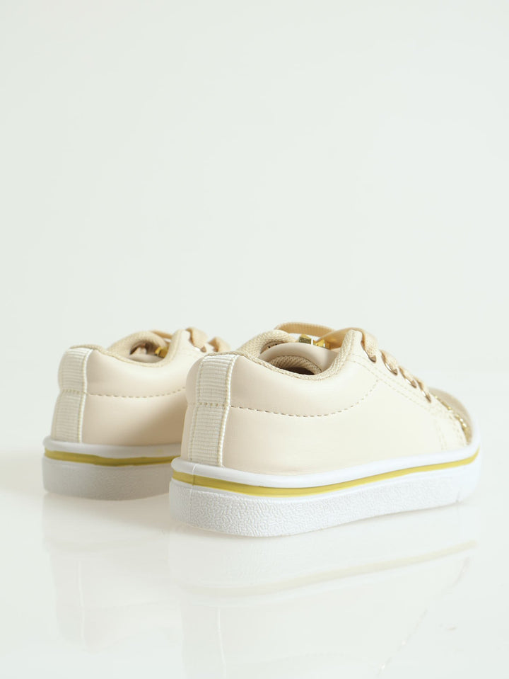 Baby Girls Glitter Sneaker - Gold