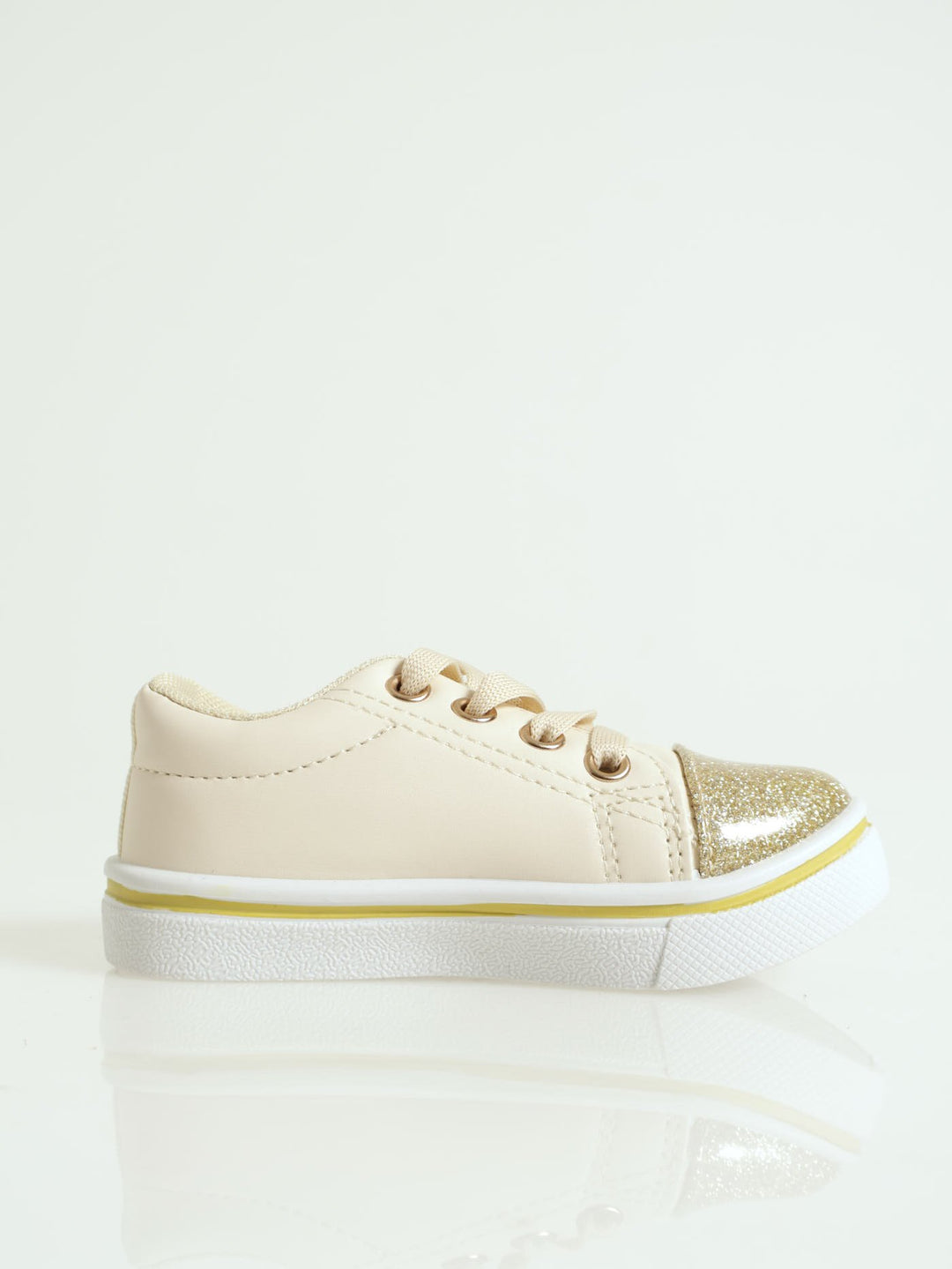 Baby Girls Glitter Sneaker - Gold