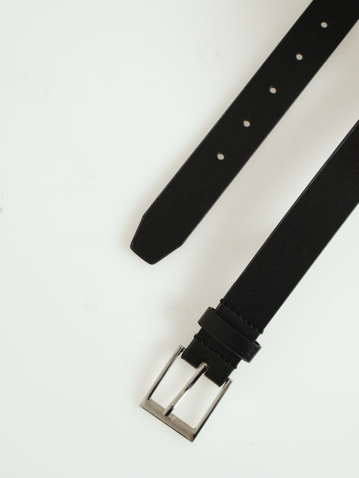 Textured 30mm Formal Belt - Black