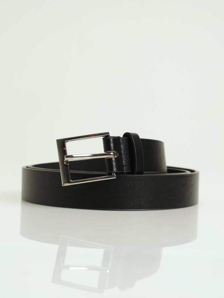 Textured 30mm Formal Belt - Black
