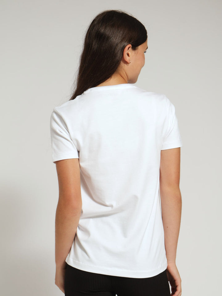 Girls Kelly Tee - White