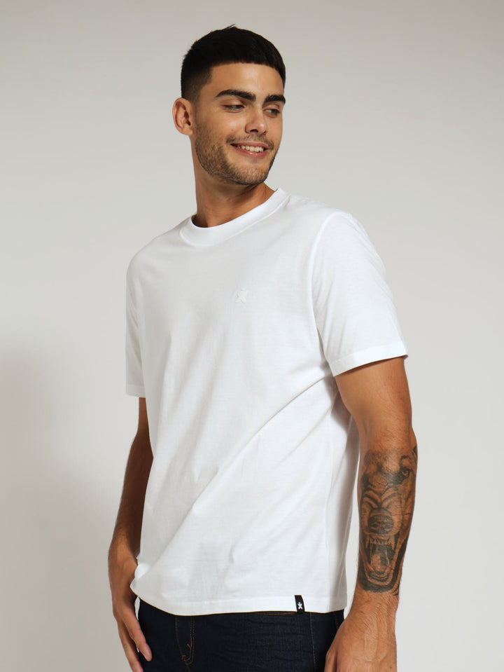 Basic Plain Tee - White