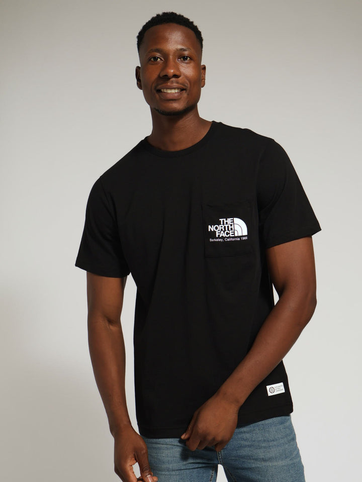 Berkley California Pocket Tee - Black