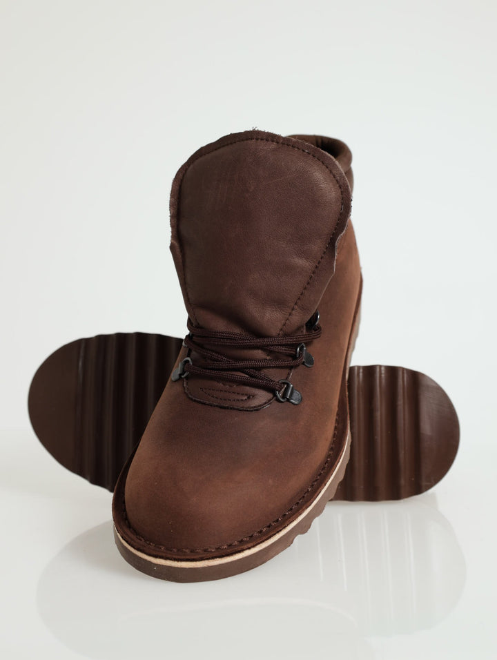 Andrew Utility Lace-Up Boot - Mocha