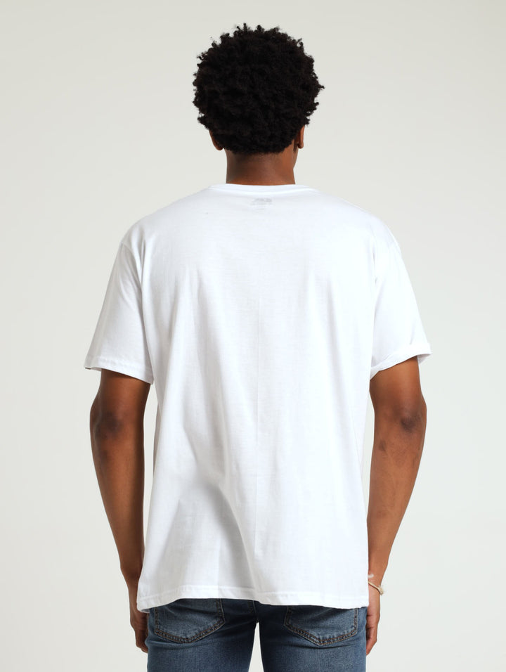 Gradient Line Tee - White