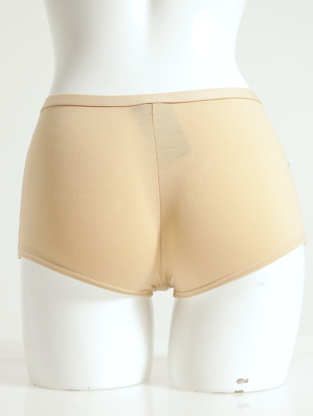 Girls 2 Pack Boyleg Pantie - Nude