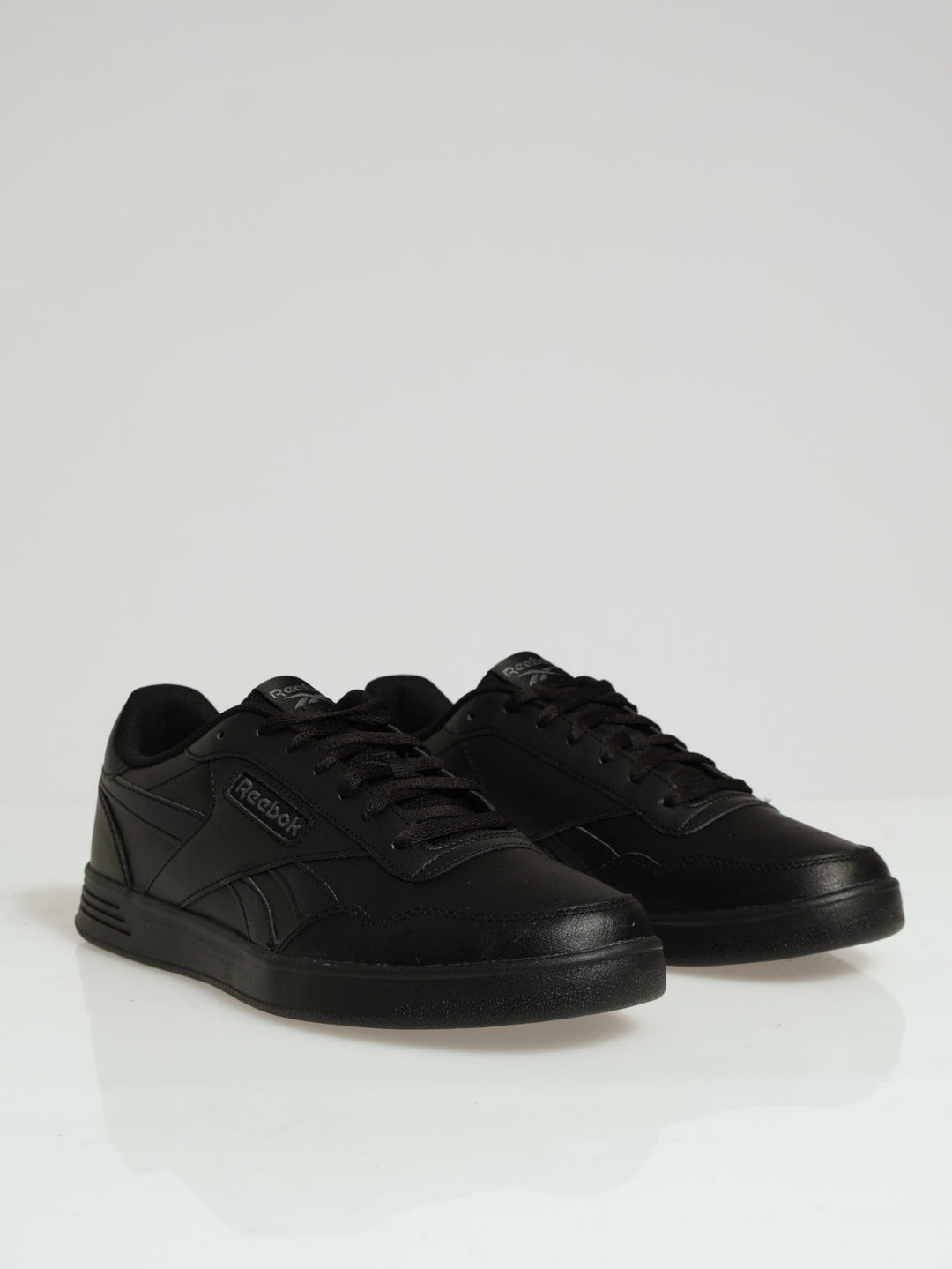 Court Advance Closed Toe Lace Up Sneaker - Black