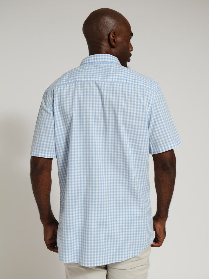 Gingham Shirt - Light Blue