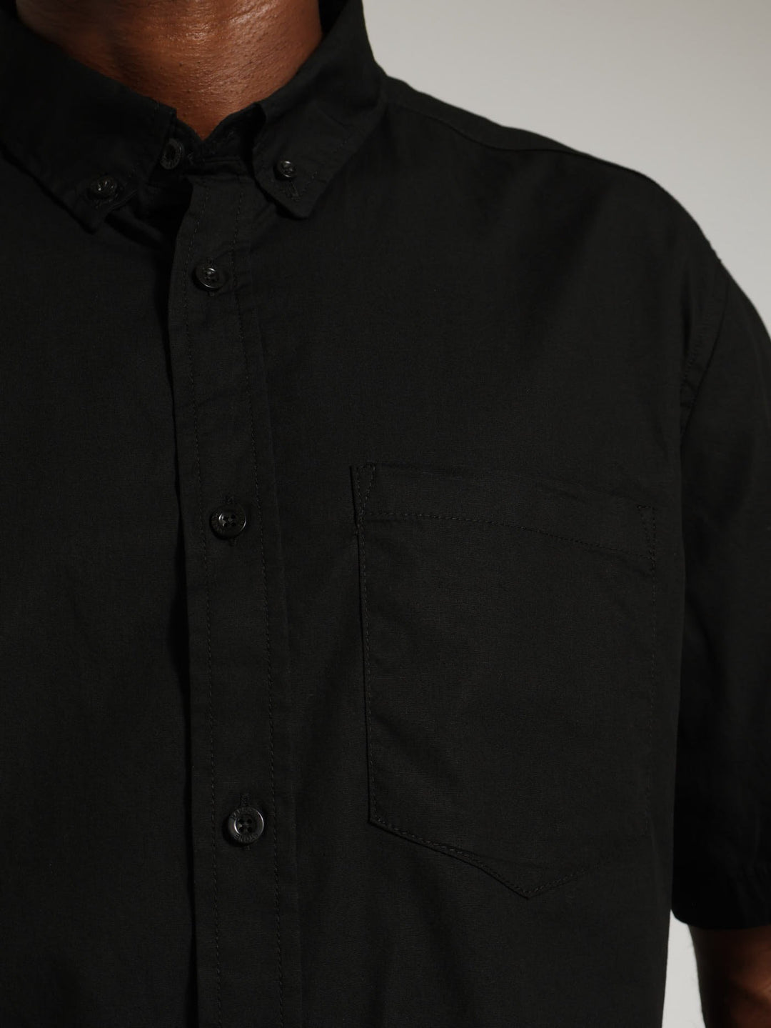 Poplin Shirt - Black