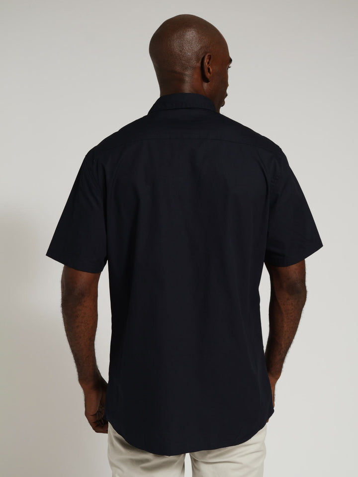 Poplin Shirt - Navy