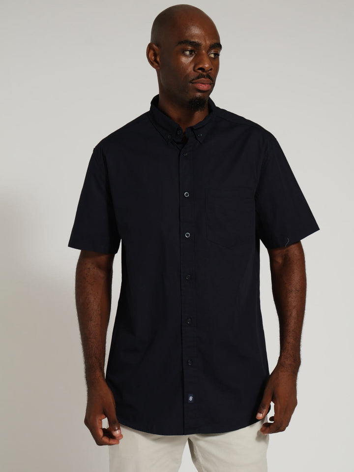 Poplin Shirt - Navy