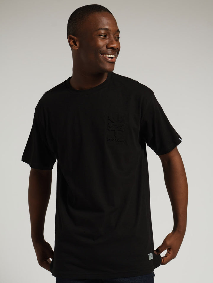 Embossed Tee - Black