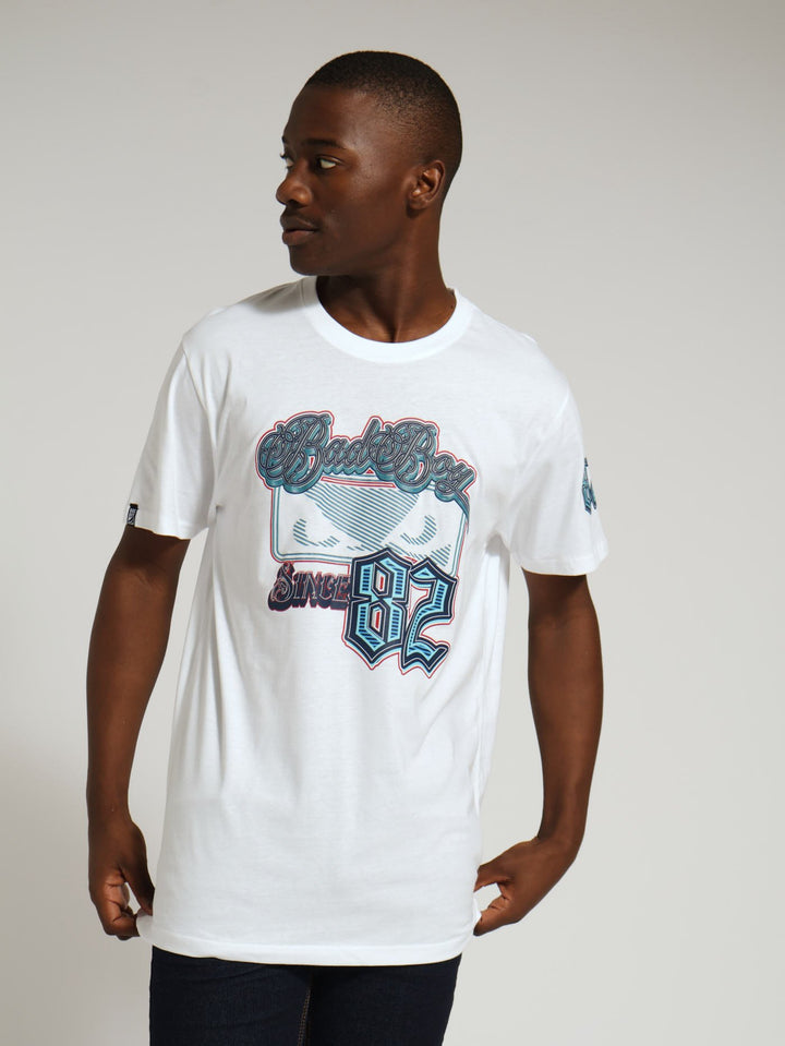 Skin Deep Crew Neck Tee - White