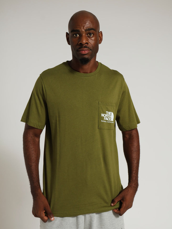 Berkley California Pocket Tee - Olive