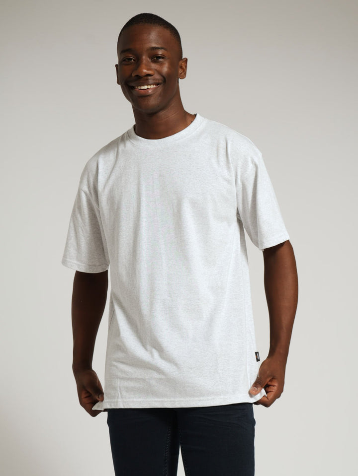 Oversized Heavy Weight Tee - Light Grey