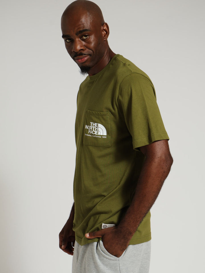 Berkley California Pocket Tee - Olive