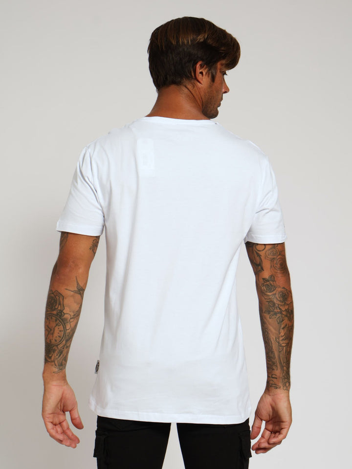 Print Tee - White