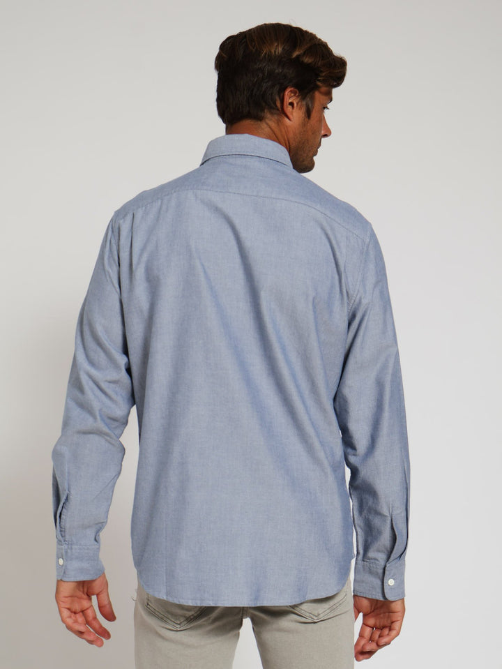 Classic 1 Pocket Standard Peony Shirt - Sky Blue